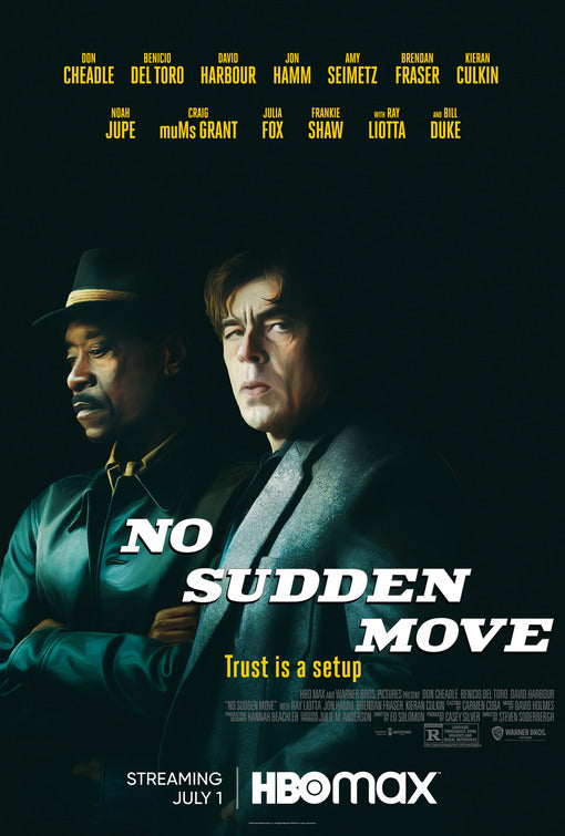 1000 piece jigsaw puzzle for the movie poster: No Sudden Move (2021)