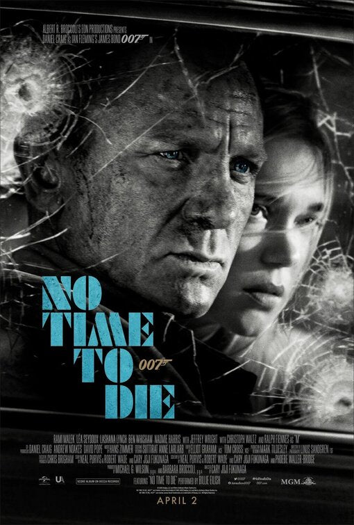 1000 piece jigsaw puzzle for the movie poster: No Time to Die (2021) ver16