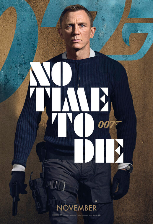 1000 piece jigsaw puzzle for the movie poster: No Time to Die (2021) ver2