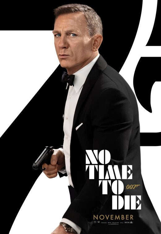 1000 piece jigsaw puzzle for the movie poster: No Time to Die (2021) ver20