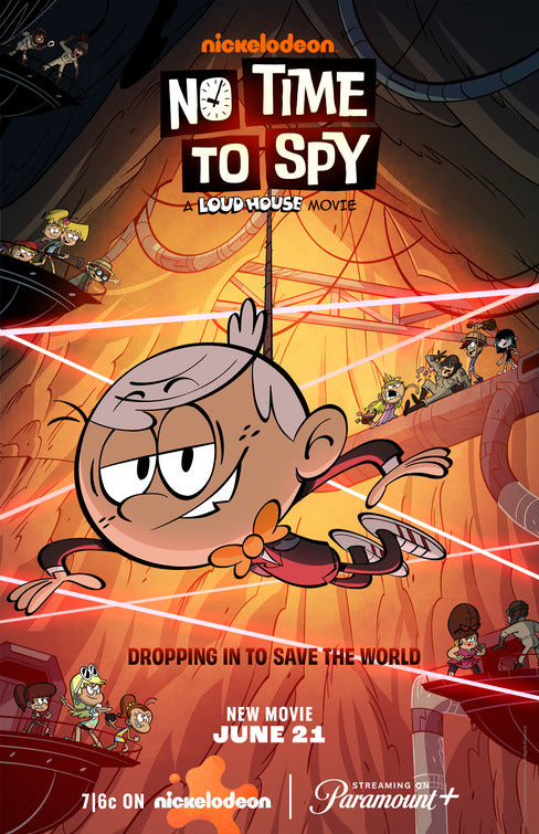 1000 piece jigsaw puzzle for the movie poster: No Time to Spy: A Loud House Movie (2024)