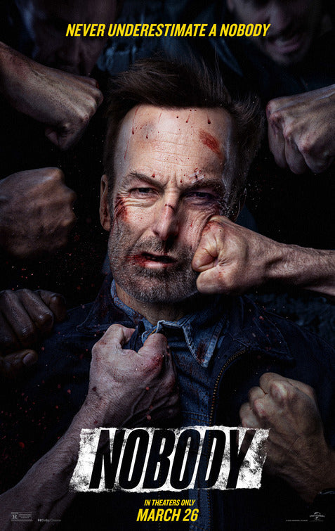 1000 piece jigsaw puzzle for the movie poster: Nobody (2021)