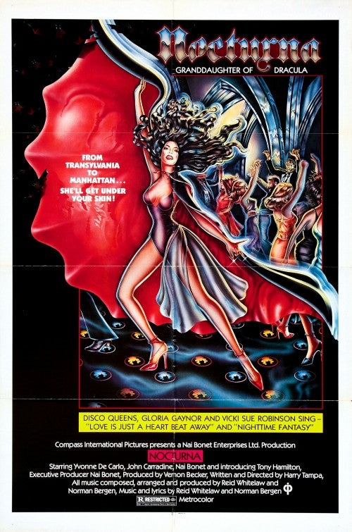 1000 piece jigsaw puzzle for the movie poster: Nocturna (1979)