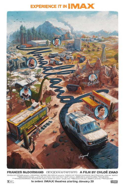1000 piece jigsaw puzzle for the movie poster: Nomadland (2021) ver4