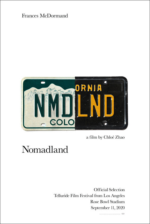 1000 piece jigsaw puzzle for the movie poster: Nomadland (2021) ver6