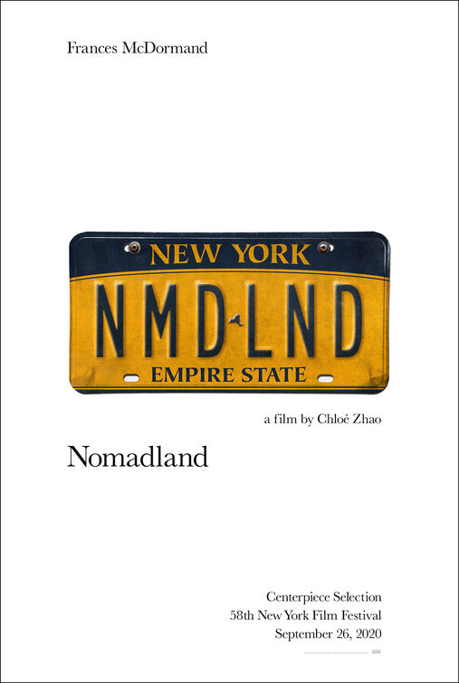 1000 piece jigsaw puzzle for the movie poster: Nomadland (2021) ver8