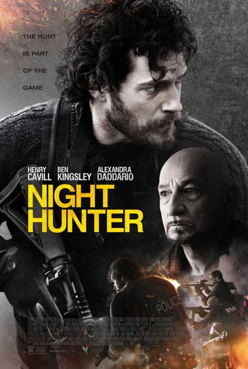 1000 piece jigsaw puzzle for the movie poster: Night Hunter (2018) ver2