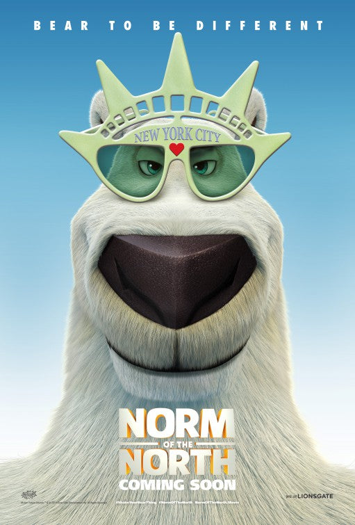 1000 piece jigsaw puzzle for the movie poster: Norm of the North (2016)