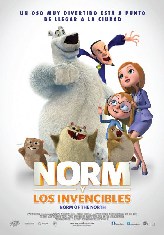 1000 piece jigsaw puzzle for the movie poster: Norm of the North (2016) ver4