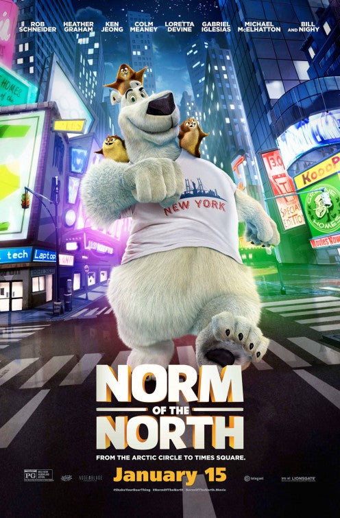1000 piece jigsaw puzzle for the movie poster: Norm of the North (2016) ver5