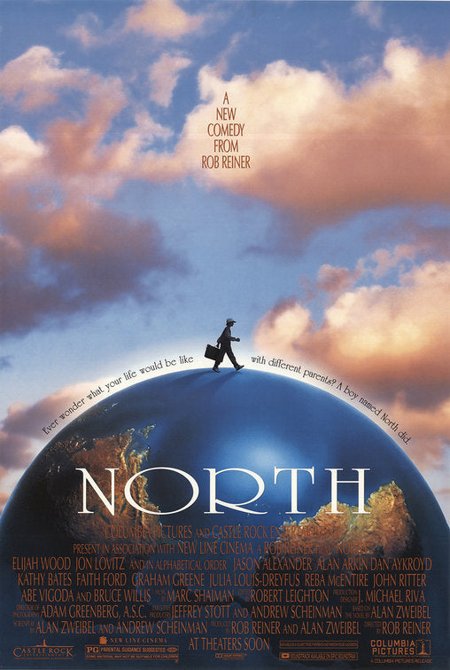 the movie poster: North (1994)