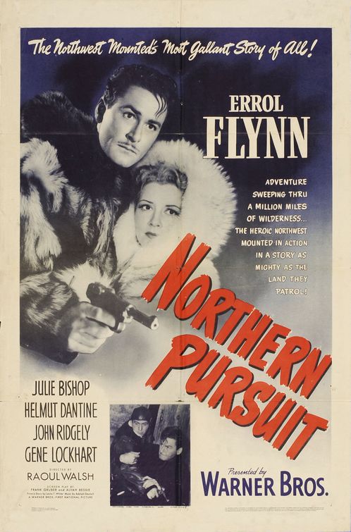 the movie poster: Northern Pursuit (1943)