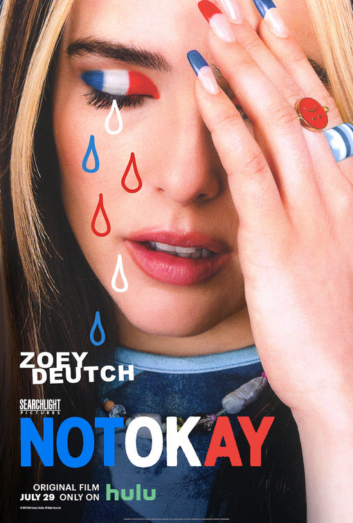 1000 piece jigsaw puzzle for the movie poster: Not Okay (2022)