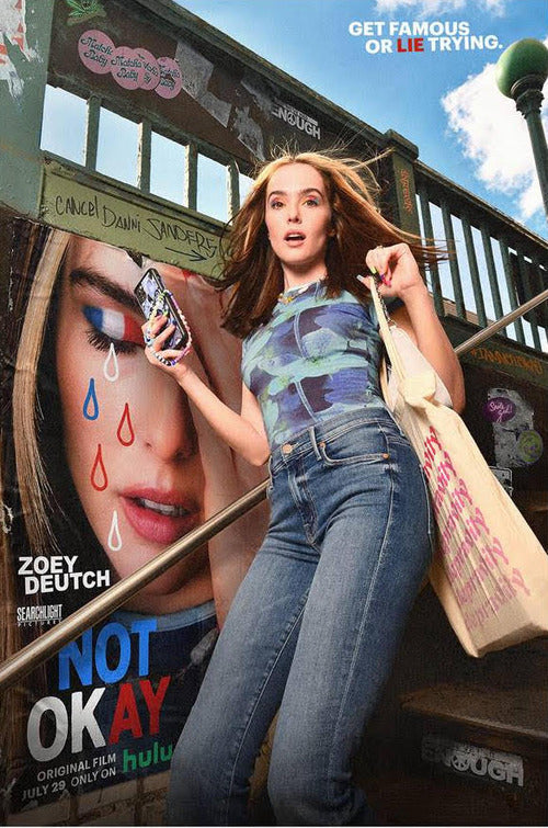 1000 piece jigsaw puzzle for the movie poster: Not Okay (2022) ver2