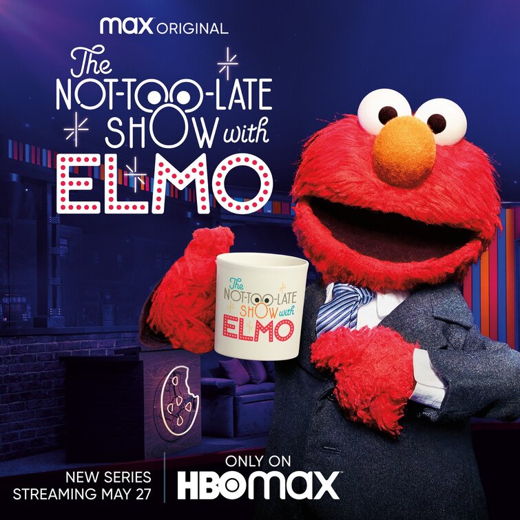 1000 piece jigsaw puzzle for tv poster: The Not Too Late Show with Elmo