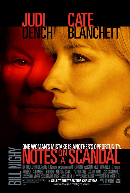 the movie poster: Notes on a Scandal (2006)