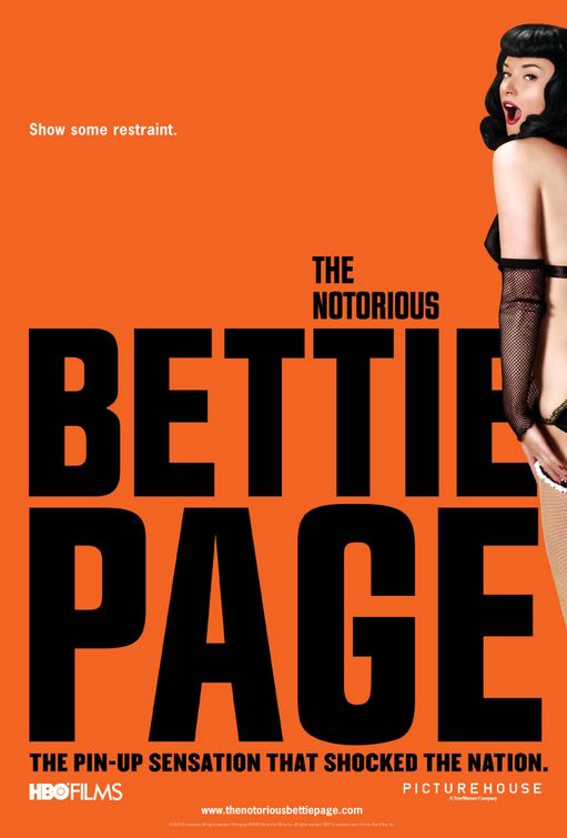 the movie poster: The Notorious Bettie Page (2006)