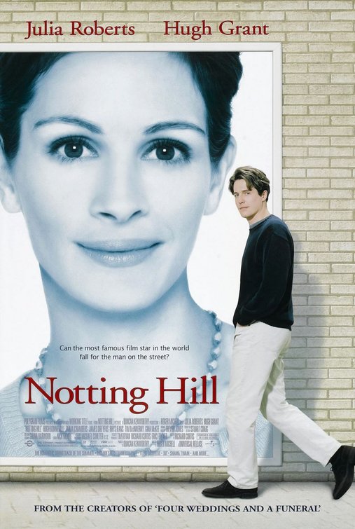 1000 piece jigsaw puzzle for the movie poster: Notting Hill (1999)