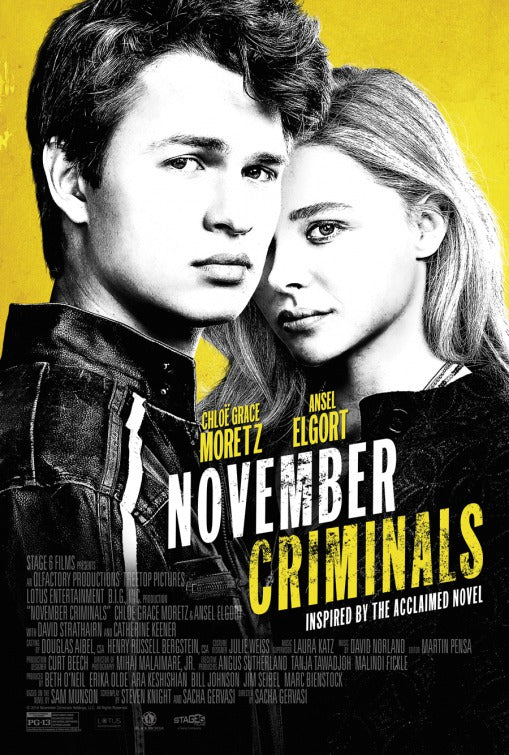 1000 piece jigsaw puzzle for the movie poster: November Criminals (2017)