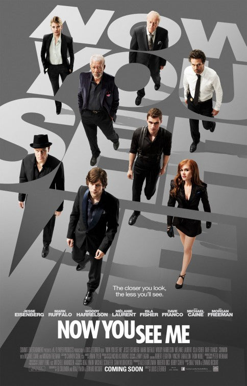 1000 piece jigsaw puzzle for the movie poster: Now You See Me (2013)