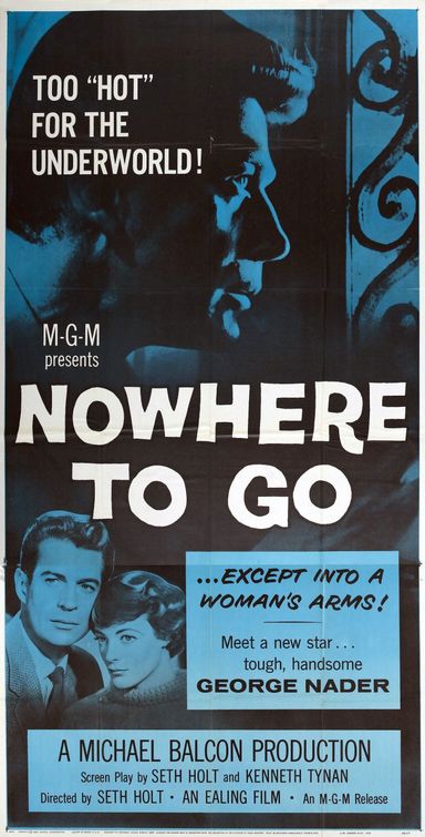 the movie poster: Nowhere to Go (1958)