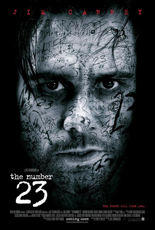 the movie poster: The Number 23 (2007)
