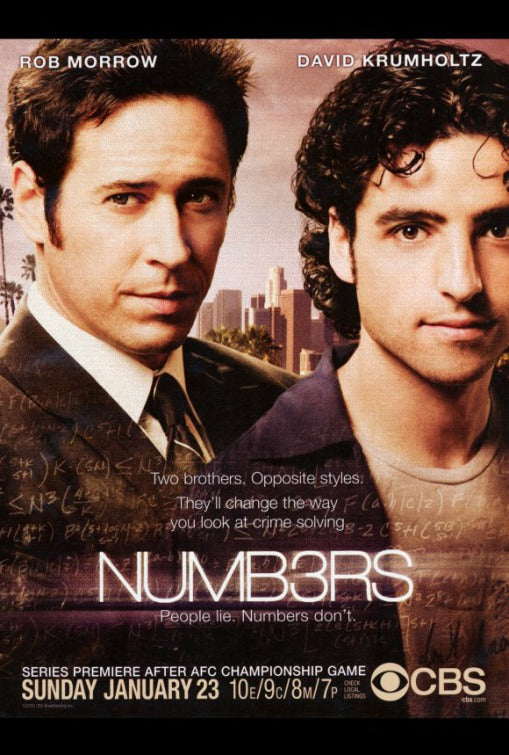 1000 piece jigsaw puzzle for tv poster: Numb3rs