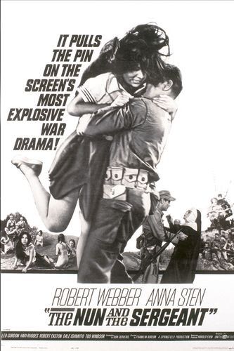 the movie poster: The Nun and the Sergeant (1962)
