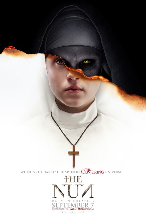 1000 piece jigsaw puzzle for the movie poster: The Nun (2018) ver2