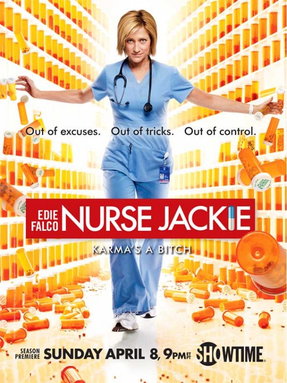 1000 piece jigsaw puzzle for tv poster: Nurse Jackie, ver7