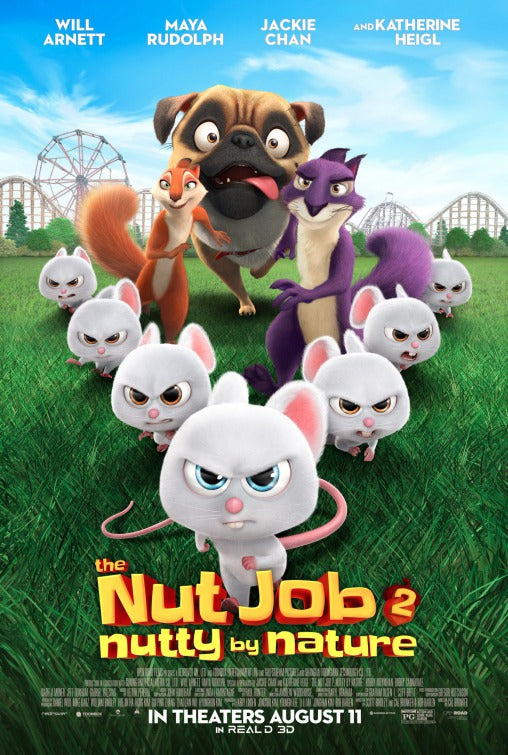 1000 piece jigsaw puzzle for the movie poster: The Nut Job 2: Nutty by Nature (2017) ver11