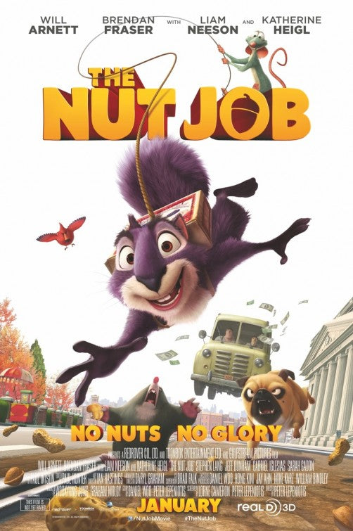 1000 piece jigsaw puzzle for the movie poster: The Nut Job (2014) ver2