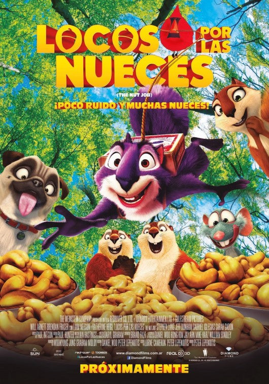 1000 piece jigsaw puzzle for the movie poster: The Nut Job (2014) ver3