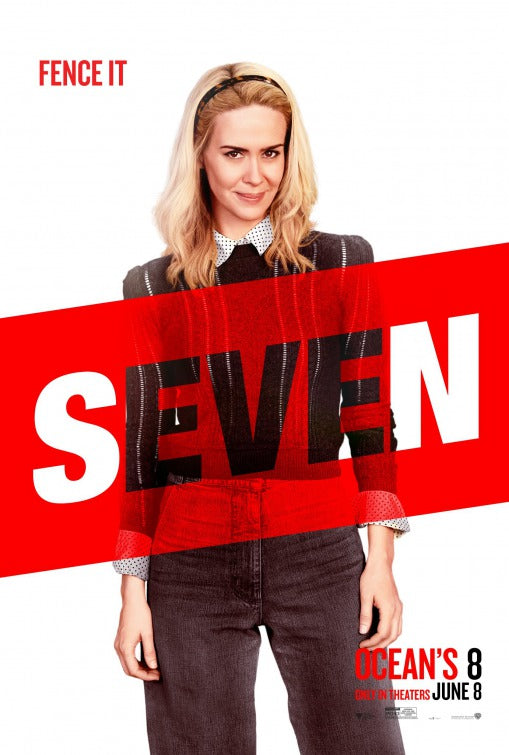1000 piece jigsaw puzzle for the movie poster: Ocean's 8 (2018) ver9