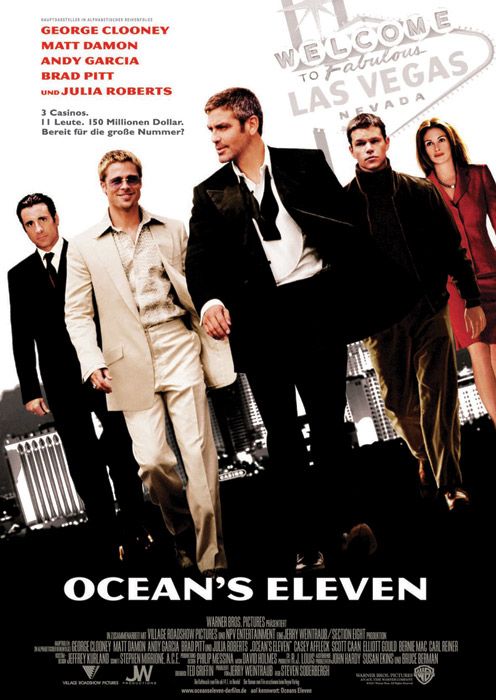 the movie poster: Ocean's Eleven (2001) ver5