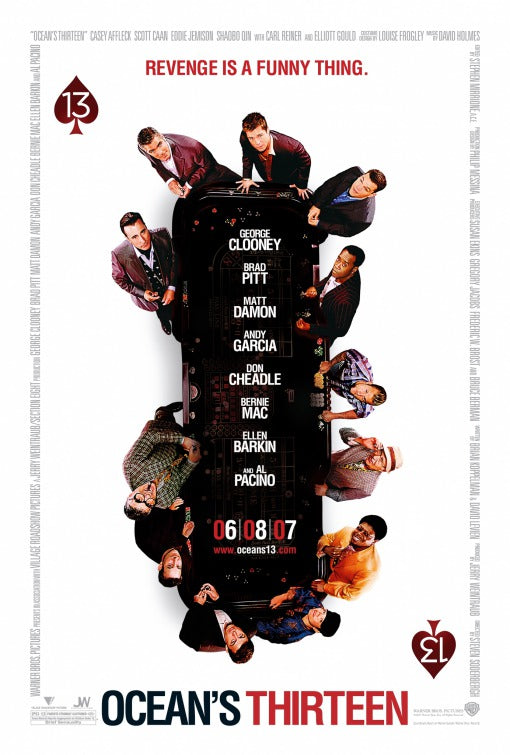 the movie poster: Ocean's Thirteen (2007) ver2