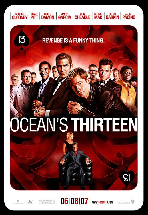 the movie poster: Ocean's Thirteen (2007) ver4