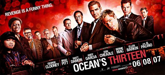 the movie poster: Ocean's Thirteen (2007) ver9