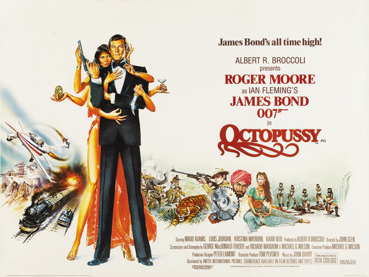 1000 piece jigsaw puzzle for the movie poster: Octopussy (1983) ver5
