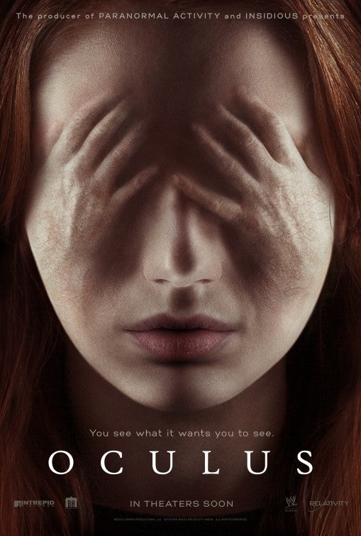1000 piece jigsaw puzzle for the movie poster: Oculus (2014)
