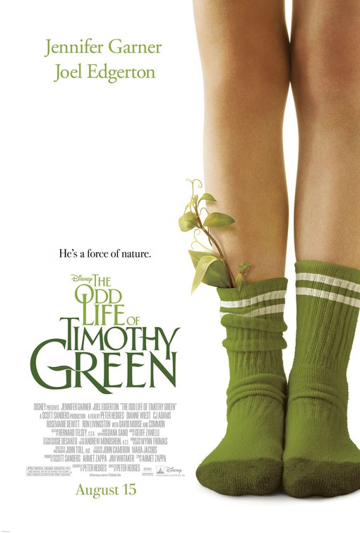 1000 piece jigsaw puzzle for the movie poster: The Odd Life of Timothy Green (2012)