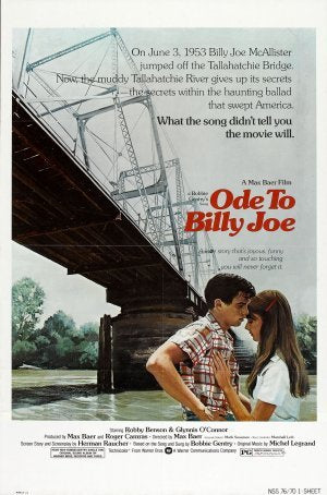 1000 piece jigsaw puzzle for the movie poster: Ode to Billy Joe (1976)