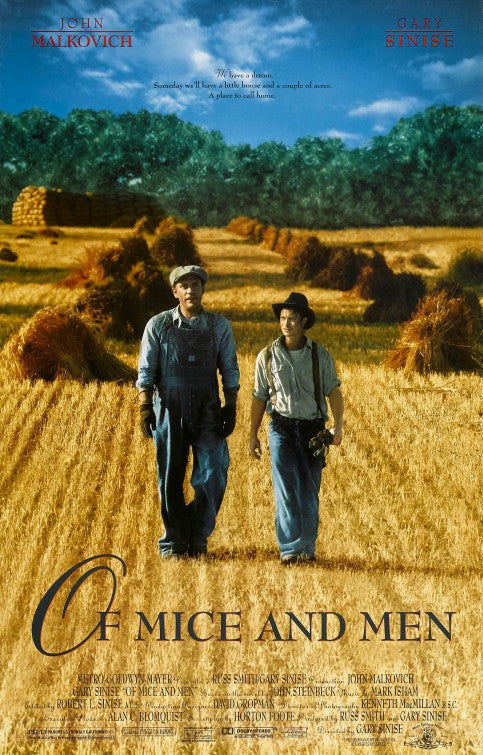 the movie poster: Of Mice and Men (1992) ver1