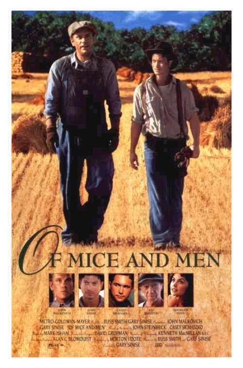 the movie poster: Of Mice and Men (1992) ver2
