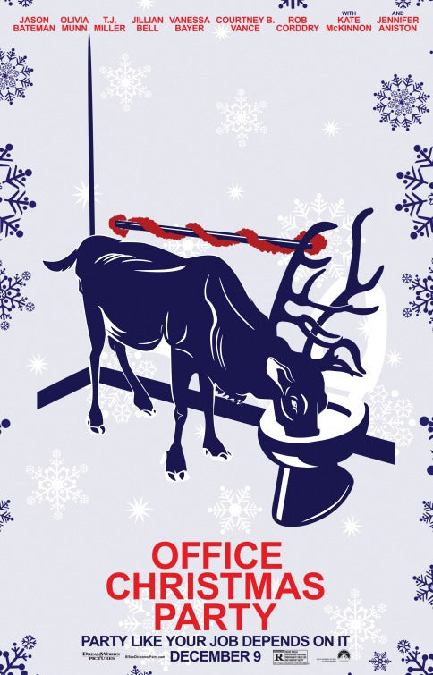 1000 piece jigsaw puzzle for the movie poster: Office Christmas Party (2016) ver15