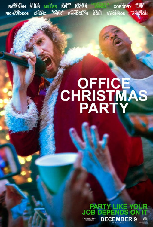 1000 piece jigsaw puzzle for the movie poster: Office Christmas Party (2016) ver2