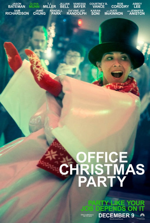1000 piece jigsaw puzzle for the movie poster: Office Christmas Party (2016) ver5