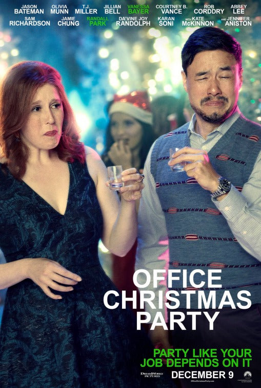 1000 piece jigsaw puzzle for the movie poster: Office Christmas Party (2016) ver6