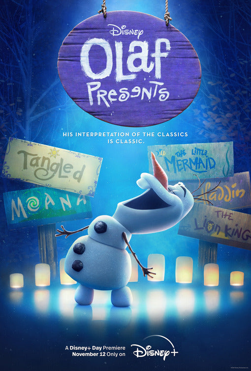 1000 piece jigsaw puzzle for tv poster: Olaf Presents