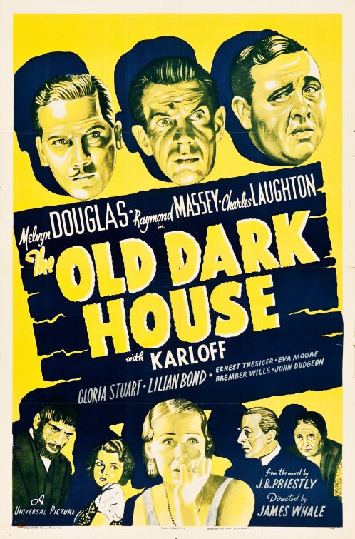 1000 piece jigsaw puzzle for the movie poster: The Old Dark House (1932)
